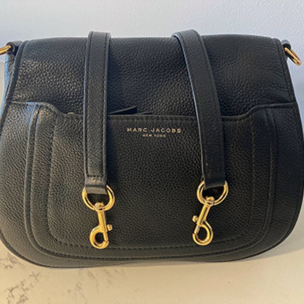Marc Jacobs Empire City Leather Messenger Crossbody
